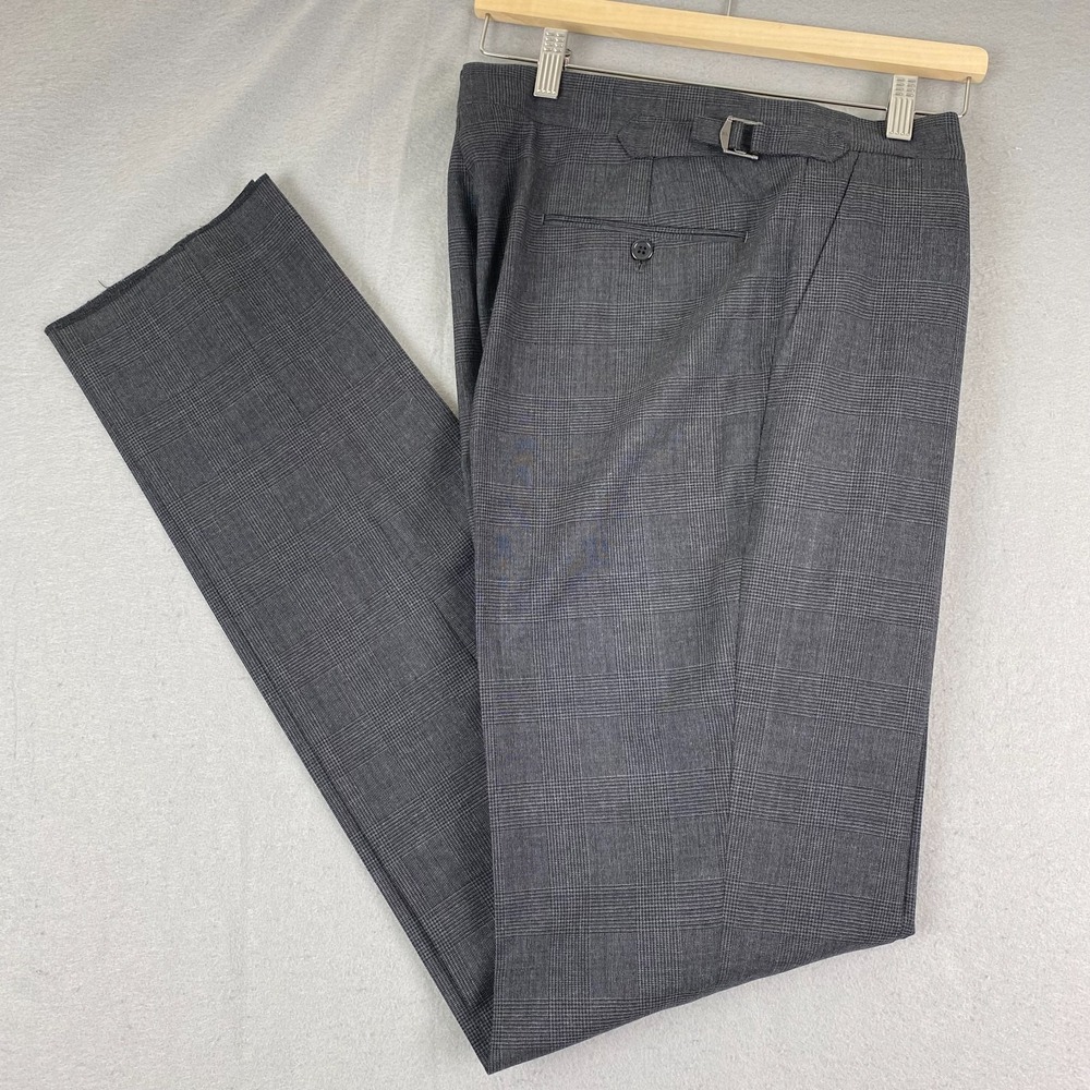 Ralph Lauren Polo Pants Mens 36 Dress Trouser Italy unhemmed side pull